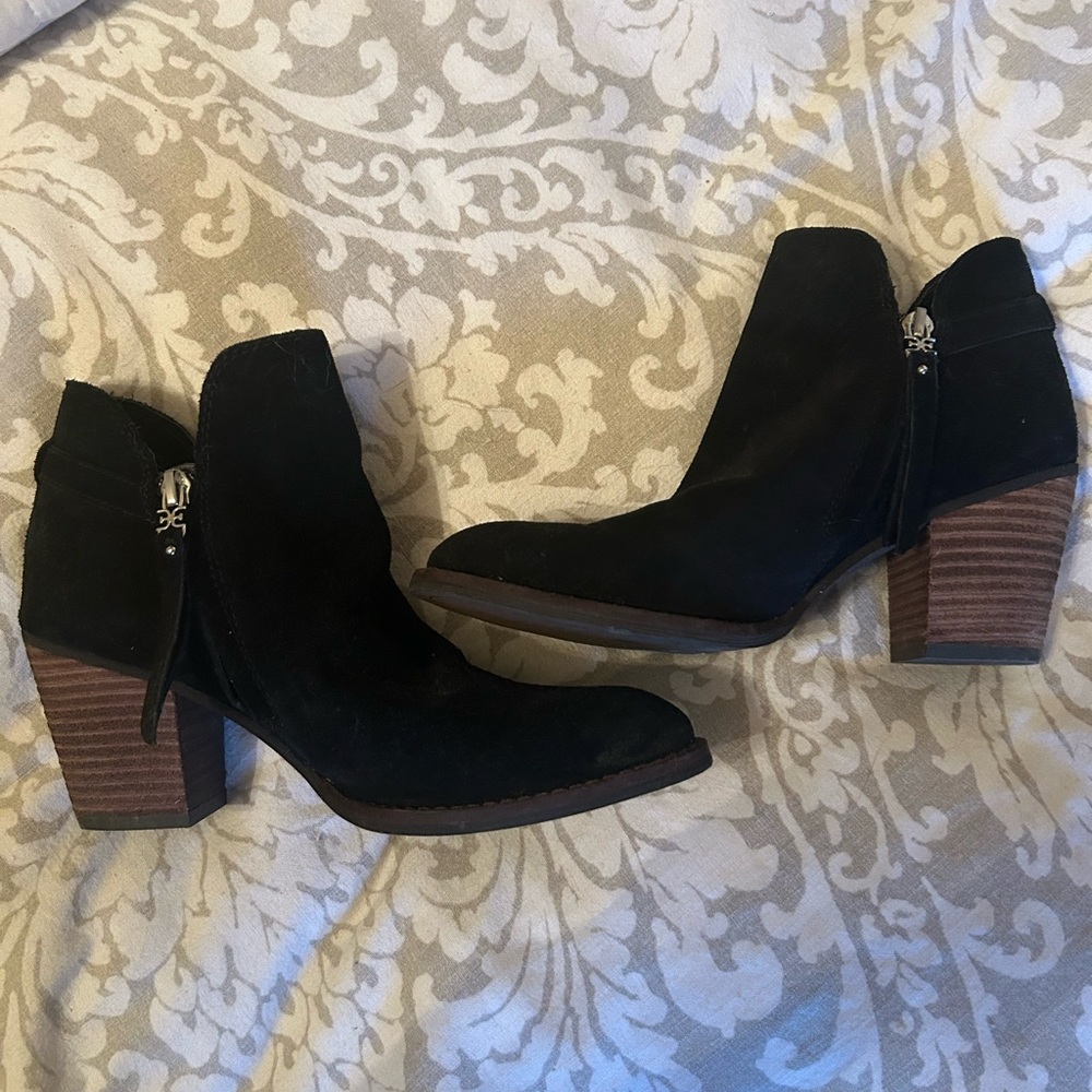 Black Suede Ankle Boots